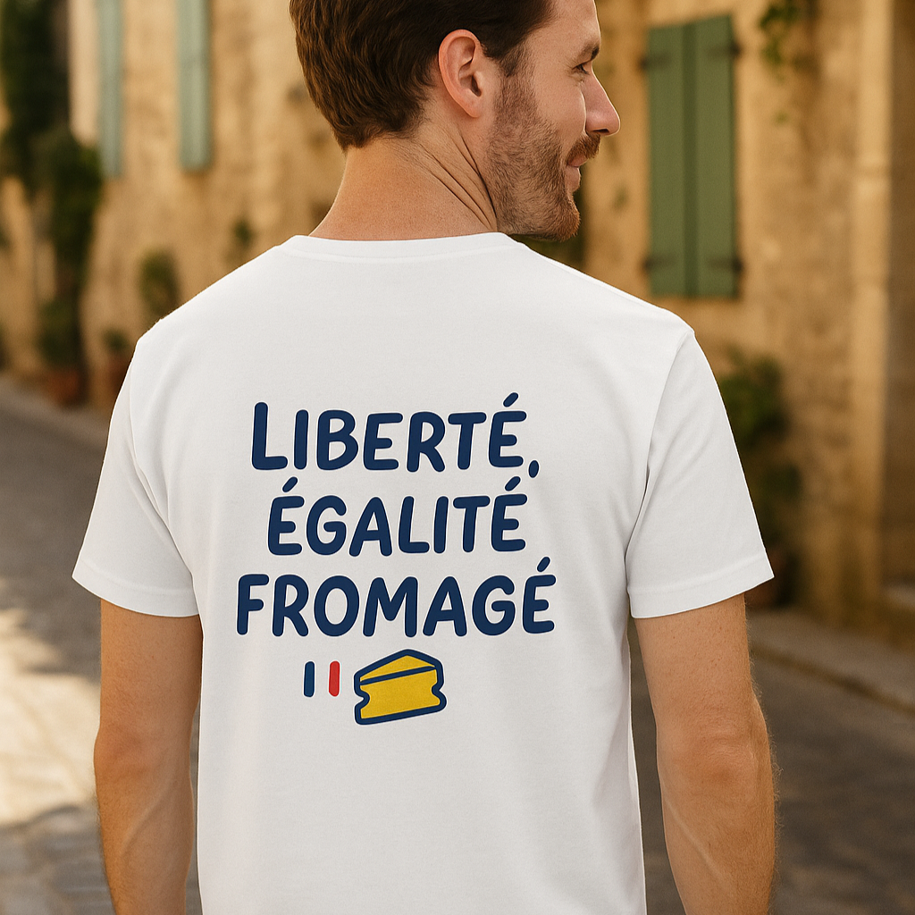 T-shirt unisexe | Liberté, Égalité, Fromagé